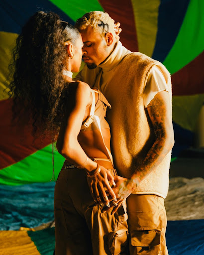 Chris Brown and Cassie